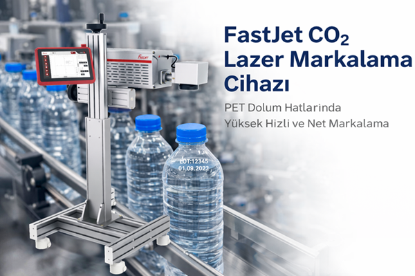 PET Dolum Hatlarında Lazer Markalama Cihazı | Hızlı ve Kalıcı Kodlama Çözümleri